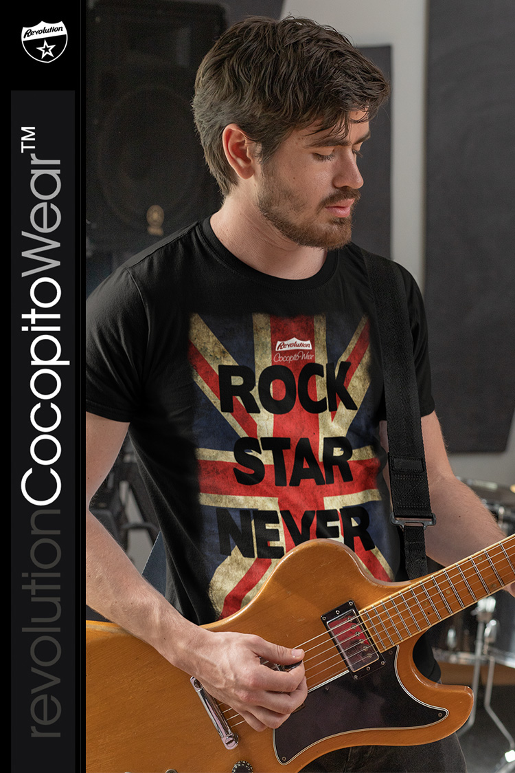 Rock Stars Never Die - koszulka męska